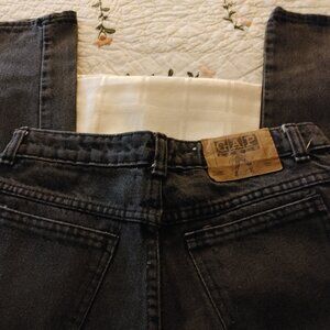 Vintage Gap Denim Jeans Junior High Rise Size 9/10 Faded Black